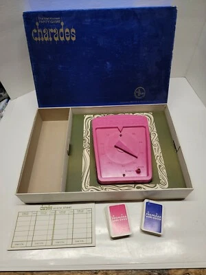 Vintage 1968 Well Known Party Game Charades By Selchow & Righter - Complete - Image 1 of 4