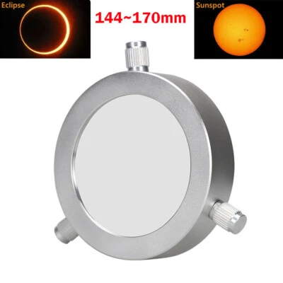 144-170mm Astronomical Telescope Solar Filter PET-coated Film Sun Observing US - Image 1 of 4