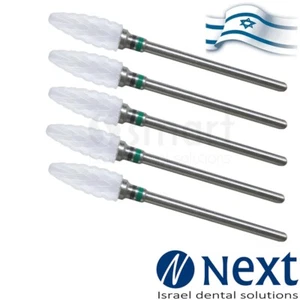 Lot X5 Dental Lab Ceramic Cutters Bur Israel jewelry acrylic nail Coarse 1 - Picture 1 of 3