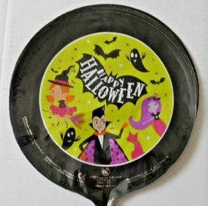 HALLOWEEN CUTE WITCHES AND VAMPIRES 8* foil balloon - Picture 1 of 1