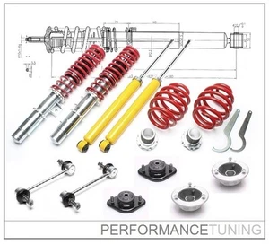 Combinés Filetés Réglables +Coupelles +Stabi TA-Technix BMW Série 3 E46 +Compact - Afbeelding 1 van 1