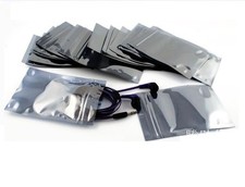 50PCS 50x90mm 40x70mm ESD Anti-Static Shielding ZIP LOCK Bags NEW
