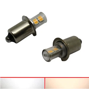 P13,5 LED 5V 6V Repuesto Linterna Bombilla Bombilla Blanco Blanco Frío 4 SMD - Imagen 1 de 4