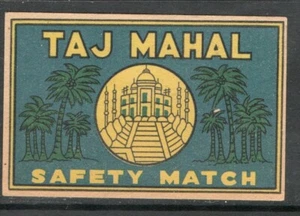 MATCHBOX LABELS INDIA- Taj Mahal - **mint - Picture 1 of 1