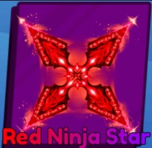 Red Ninja Star | Blade Ball | Roblox | Digital Delivery Only - Picture 1 of 1