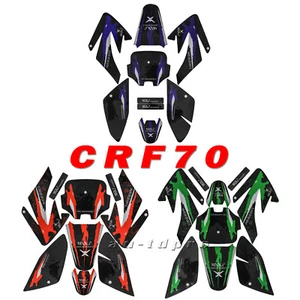 For CRF70 Fairing Fender Decal Graphics Body Sticker Kit CRF70F Pit Dirt Bike - Bild 1 von 8