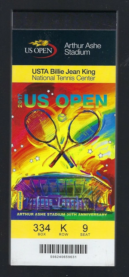RAFAEL NADAL 2017 US OPEN TENNIS TICKET STUB BOOK SET COMPLETE 1-24 With FINALS - Image 1 of 1