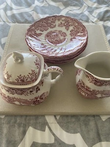 Vintage ROYAL STAFFORDSHIRE Tonquin by Myott Set 8 Pieces - Picture 1 of 16