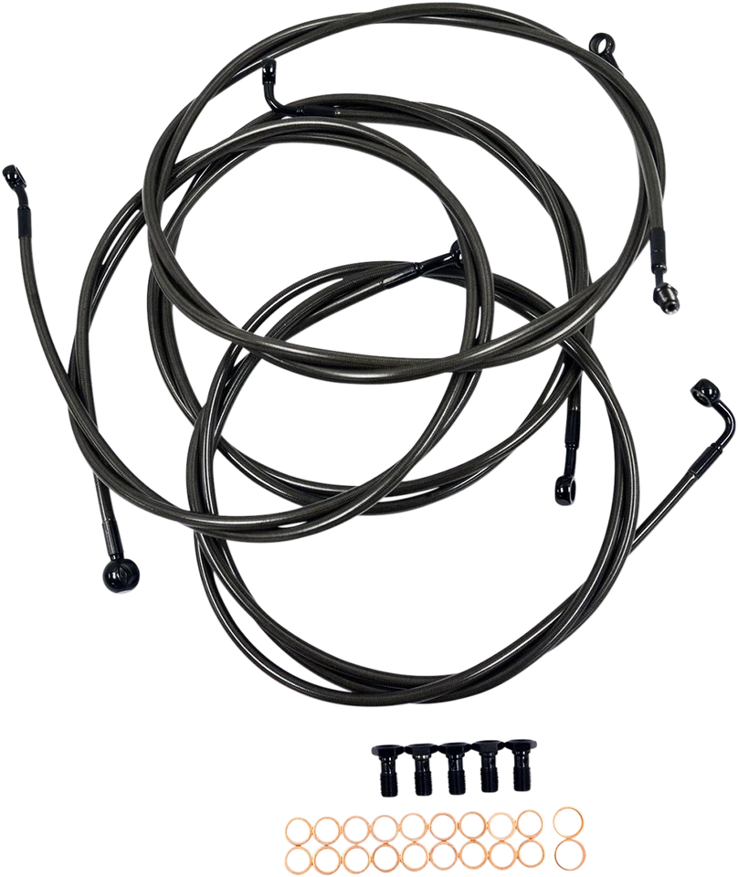 Kit de línea de freno/cable de manillar Electra Glide Limit 2014-2016 mini colgador de mono Foto 1 de 1