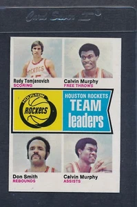 1974/75 Topps #088 Rockets Team Leaders EX *64 - Picture 1 of 1