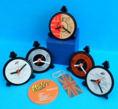 ELAINE PAIGE CLOCK Desk Table Top Upcycled Vinyl Record Hit Single CLOCK Size 4" - Image 1 of 4