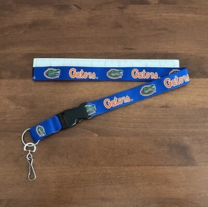 UF Florida Gators NCAA Official Hook/Loop Lanyard With Detachable Key Ring Clip - Picture 1 of 2