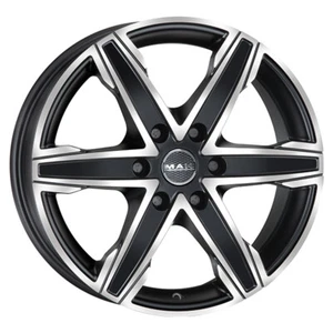 LLANTAS MAK KING6 PARA NISSAN NP 300 N1 8X18 6X114,3 ICE BLACK Y32 - Imagen 1 de 6