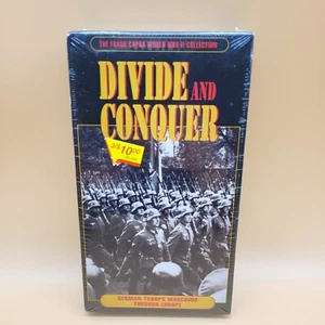 Frank Capra World War II Divide And Conquer VHS Collectors Edition 57 Min SEALED - Imagen 1 de 6