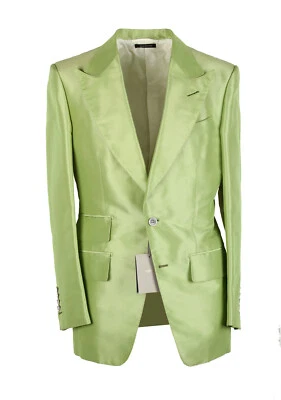Traje TOM FORD Base Básica M Verde Seda Talla 46/36R EE. UU. Nuevo Con Etiquetas Foto 1 de 4