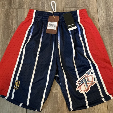Mens Mitchell & Ness NBA Swingman Road Shorts Houston Rockets 96-97 Size Small Cover