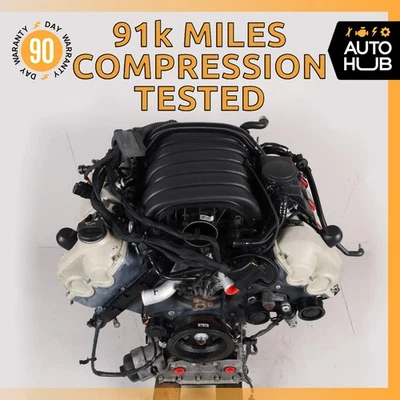 Conjunto de motor 11-16 Porsche Panamera 970 4 AWD 3,6 L V6 OEM 91 k Foto 1 de 4