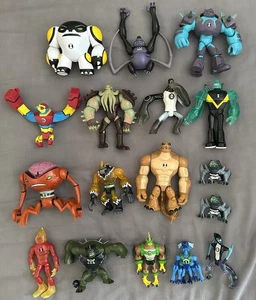 Cartoon Network Bandai Ben 10 Action Figures Bundle Job Lot x 17 Figures - Picture 1 of 2