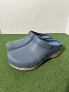 Dansko Kane Molded Comfort Blue Slip On Clogs Shoes • Women's 36 - US 6 - Picture 1 of 7
