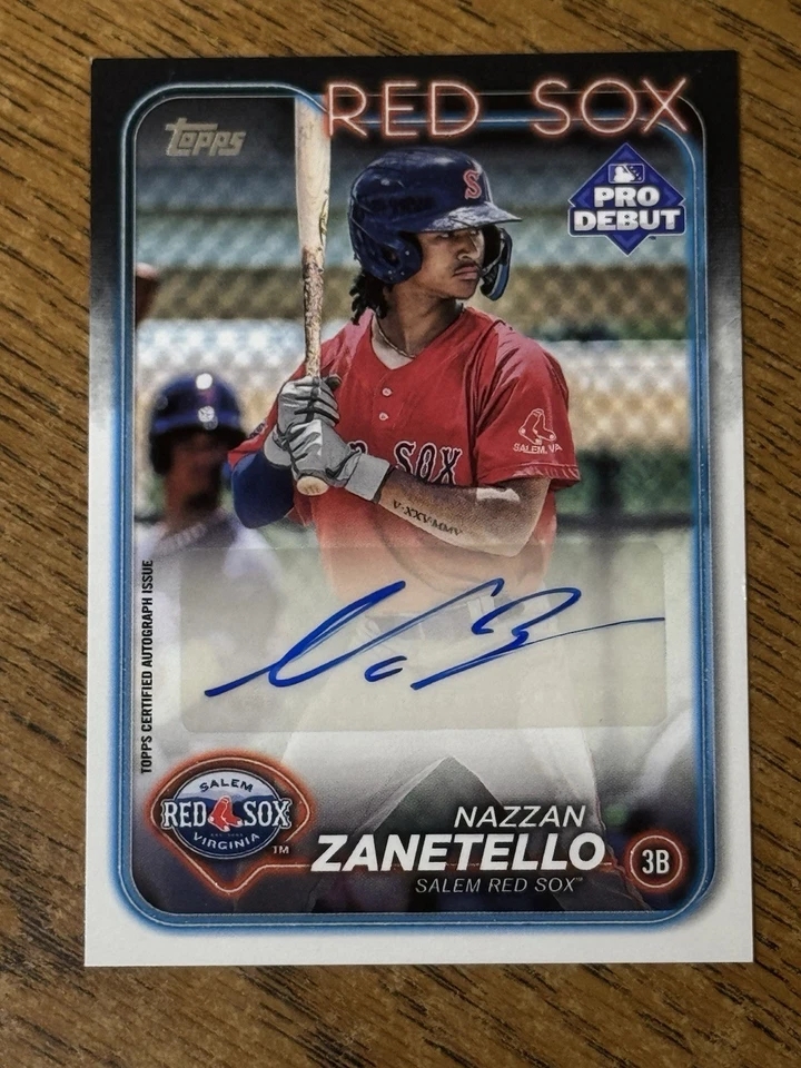 Nazzan Zanetello 2024 Topps Pro Debut Auto Autograph #PD-174 - Image 1 of 1
