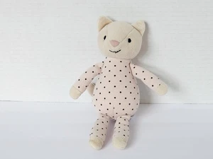 Jellycat Snuggler Kitty Cat Plush Pink Black Polka Dot Stuffed Animal 8" - Picture 1 of 11