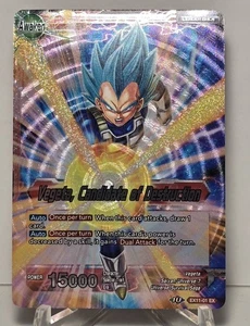 Vegeta, Candidate Of Destruction EX11-01 EX Foil Dragon Ball Super TCG NM/M - Picture 1 of 2