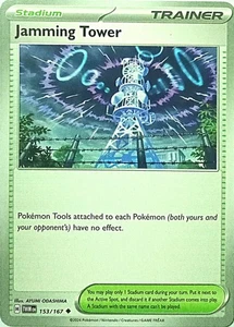 Jamming Tower  Twilight Masquerade Pokémon TCG 153/167 Regular Uncommon  - Picture 1 of 1