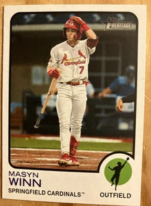 2022 Masyn Winn Topps Heritage #127 🎁 St Louis Cardinals - Bild 1 von 2