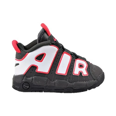 Nike Air More Uptempo mediano ceniza/blanco-negro para niños pequeños (DH9722 200) Foto 1 de 4