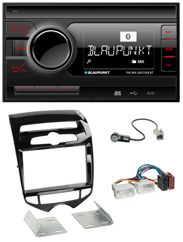 Blaupunkt MP3 Bluetooth DAB 2DIN SD USB Autoradio für Hyundai ix20 ab 10 autom. - Bild 1 von 4