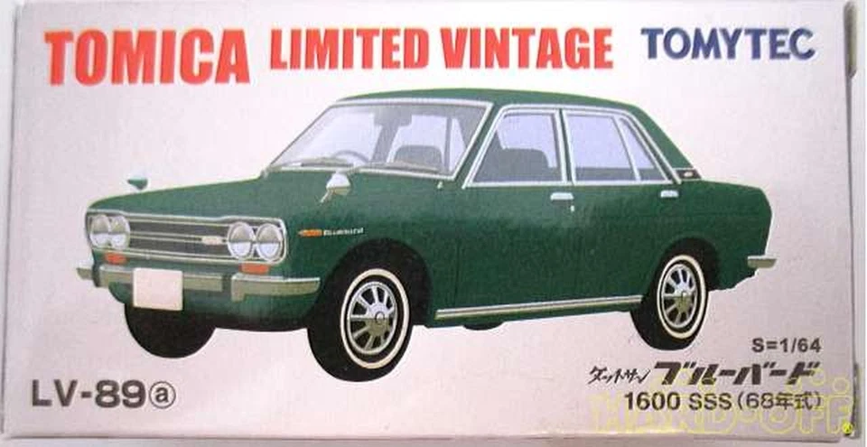 Tomy Tec Tomica Limited Vintage Bluebird 1600 SSS 1968 Usado Japón Foto 1 de 4