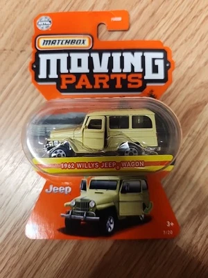 1962 Willys Jeep Wagon / Yellow / Matchbox Moving Parts  - Image 1 of 4