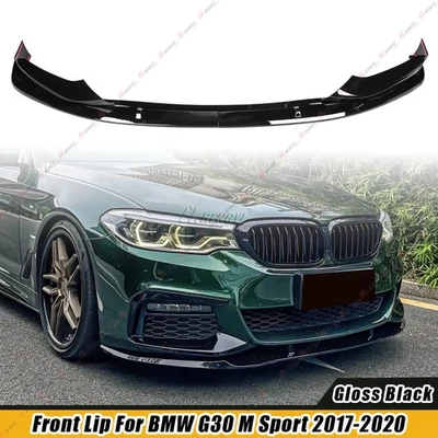 Front Bumper Spoiler Splitter Lip For BMW 5Series G30 G31 M Sport 2017-2020 - image 1 of 4
