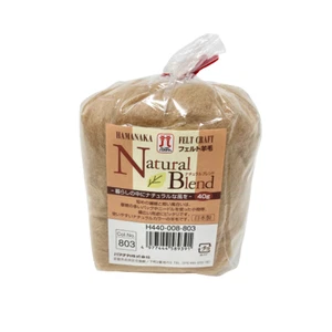 Hamanaka Natural Blend Merino Roving  40g - Choose Colours - Picture 1 of 12