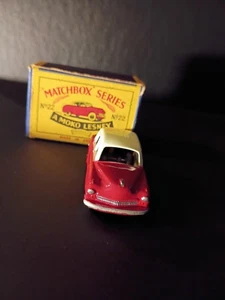 Matchbox #22A Vauxhall Cresta 1956 Creme Roof Orig B1 Box - Picture 1 of 20