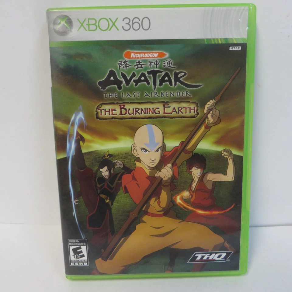 XBOX 360 Avatar The Last Airbender The Burning Earth  AWSOME  VERY LIGHT WEAR - Image 1 of 4