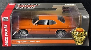 AutoWorld 1/18 American Muscle 1970 Plymouth Duster 340 Ltd. Edition Diecast NEW - Picture 1 of 9