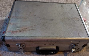 Metal Box aluminum hard case tool flight case padded foam inside - Picture 1 of 7