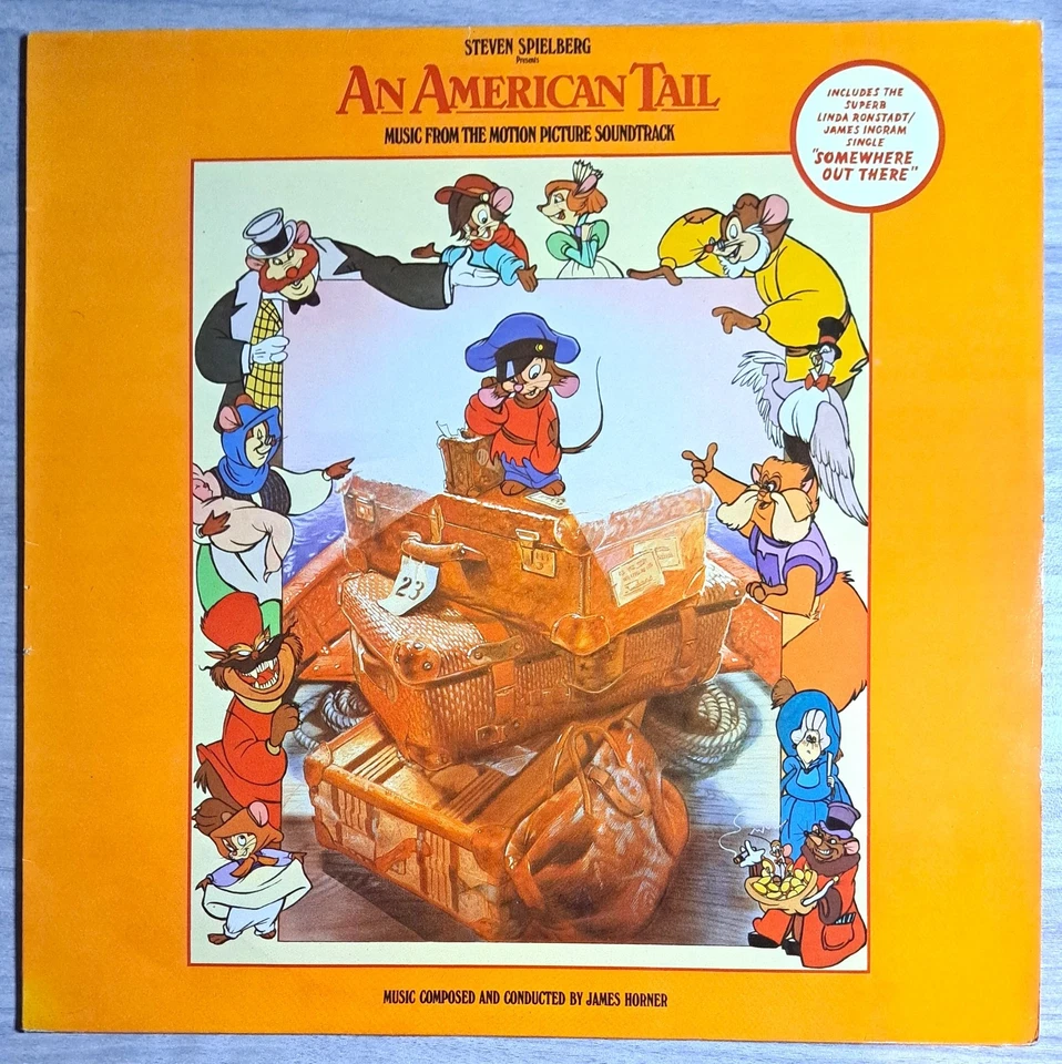 James Horner - An American Tail - MCF 3367 - 12" Vinyl LP - VG+ / VG+ - Image 1 of 1