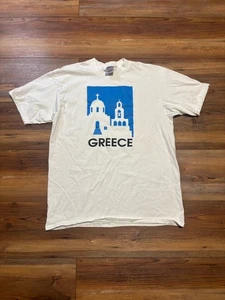 Camiseta Grecia Vintage Años 90 Talla XL Viaje Vacacional - Imagen 1 de 6