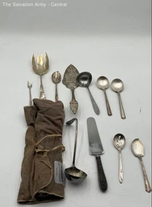 Verschiedene Schöpfkelle Löffel Serviergabel Kuchenheber Besteck Silberbesteck Posten - Bild 1 von 6