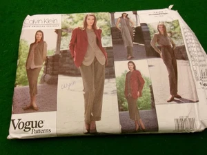 VOGUE Calvin Klein sewing pattern #1236  CUT size 8-12  - Picture 1 of 3