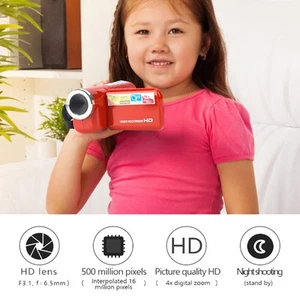 Portable Digital Camcorder for Kids 16X Digital Video Camera with TFT LCD Sceen - Picture 1 of 10