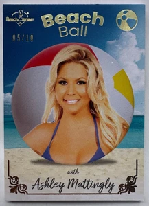 2025 BENCHWARMER GIRLS OF SUMMER ASHLEY MATTINGLY BEACH BALL INSERT CARD /10 - Picture 1 of 2