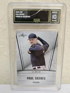 2023 Leaf Draft Silver Paul Skenes RC Rookie #RS-68 Pittsburgh Pirates GMA 10 - Bild 1 von 2