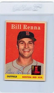 1958 Topps #473 Bill Renna Red Sox Signed Auto *K8954 - Picture 1 of 2