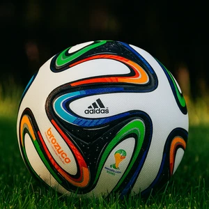 Pallone da calcio Brazuca Football World Cup 2014 brasil partita ufficiale taglia 5 vendo uk - Foto 1 di 5
