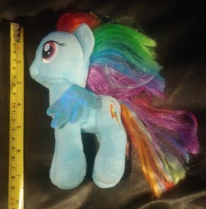 Rainbow Dash My Little Pony TY 7" Plush Lightning Stuffed Animal Toy - Picture 1 of 13