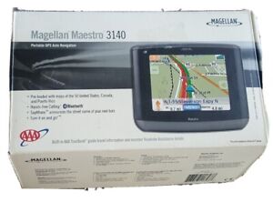 NEW Open Box Magellan Maestro 3140 GPS Car Unit System Set 
