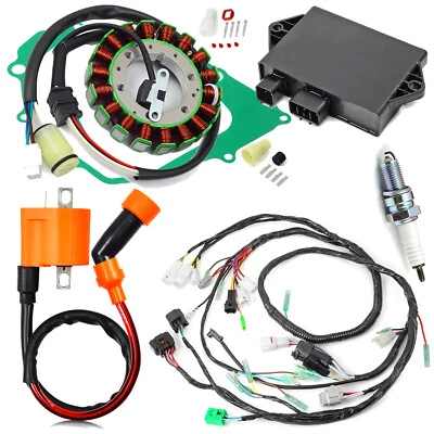 线束点火线圈 CDI 定子和垫片适用于雅马哈 Warrior YFM350X 02-04 — 第 1/4 张图片